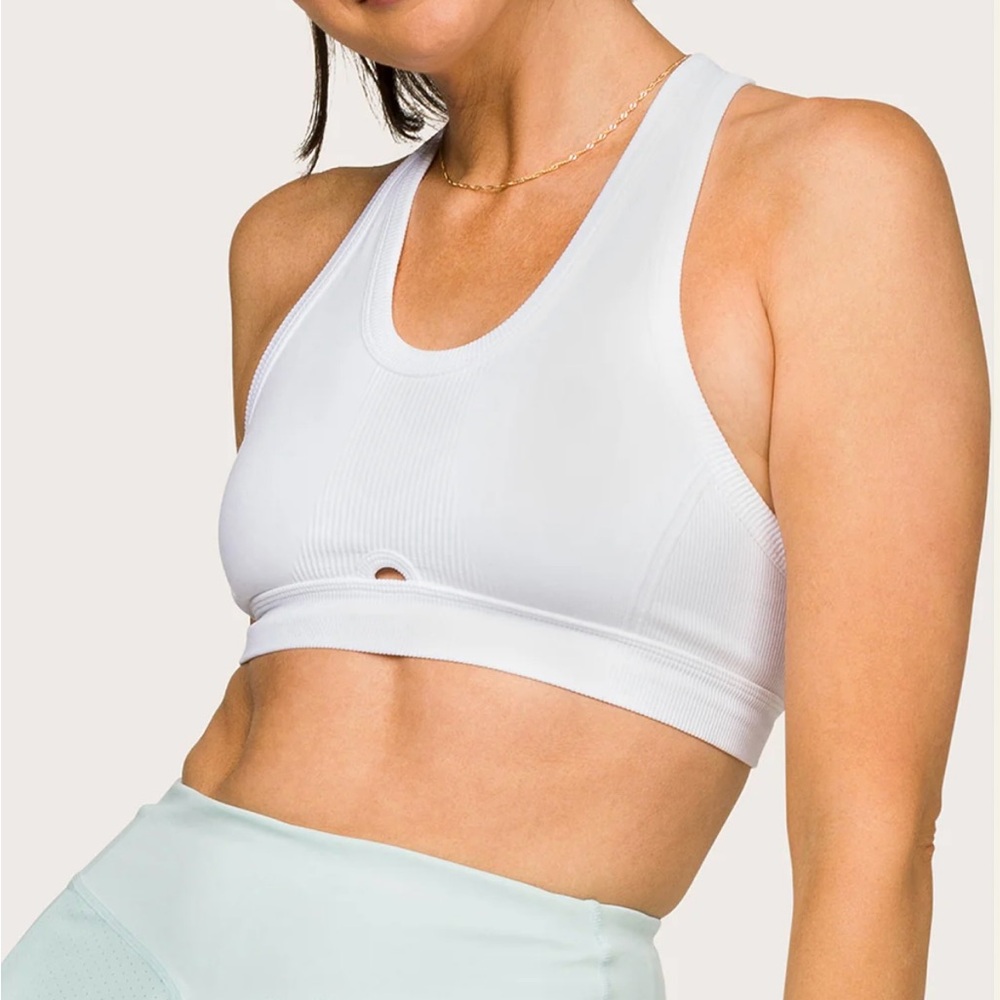 ALALA Barre Racer Ribbed Seamless Sports Bra New - Picture 2 of 7